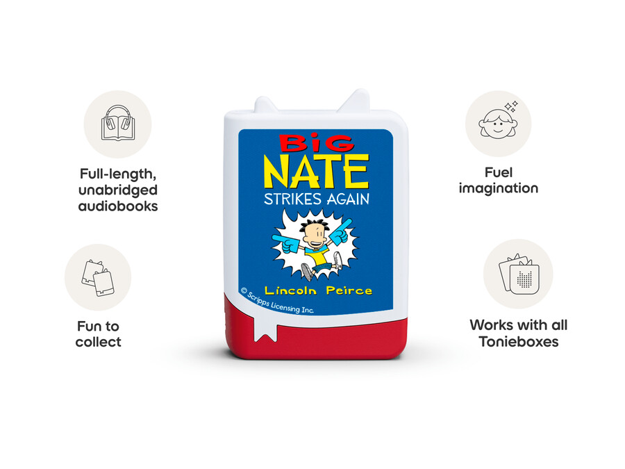 audiobook big nate tonies – zestaw 4 sztuk