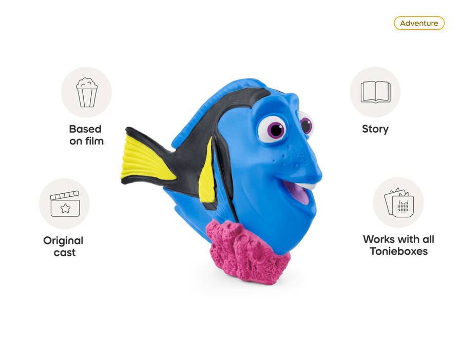 disney i pixar w poszukiwaniu dory tonie