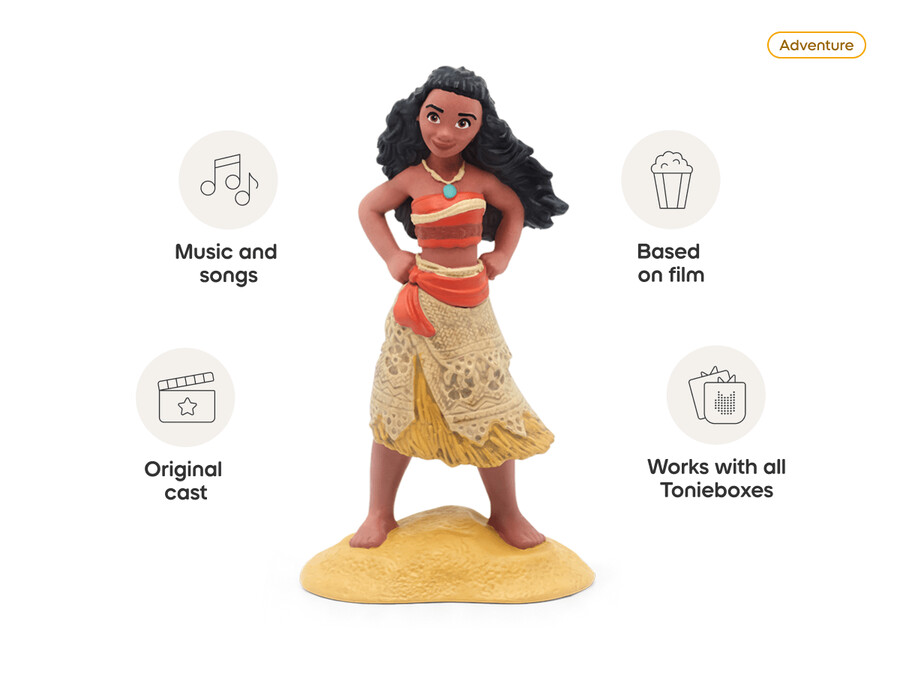 disney moana un mar de aventuras tonie w języku hiszpańskim