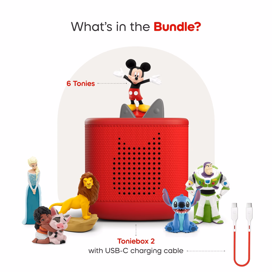 Zestaw Toniebox 2 Disney — czerwień zachodzącego słońca