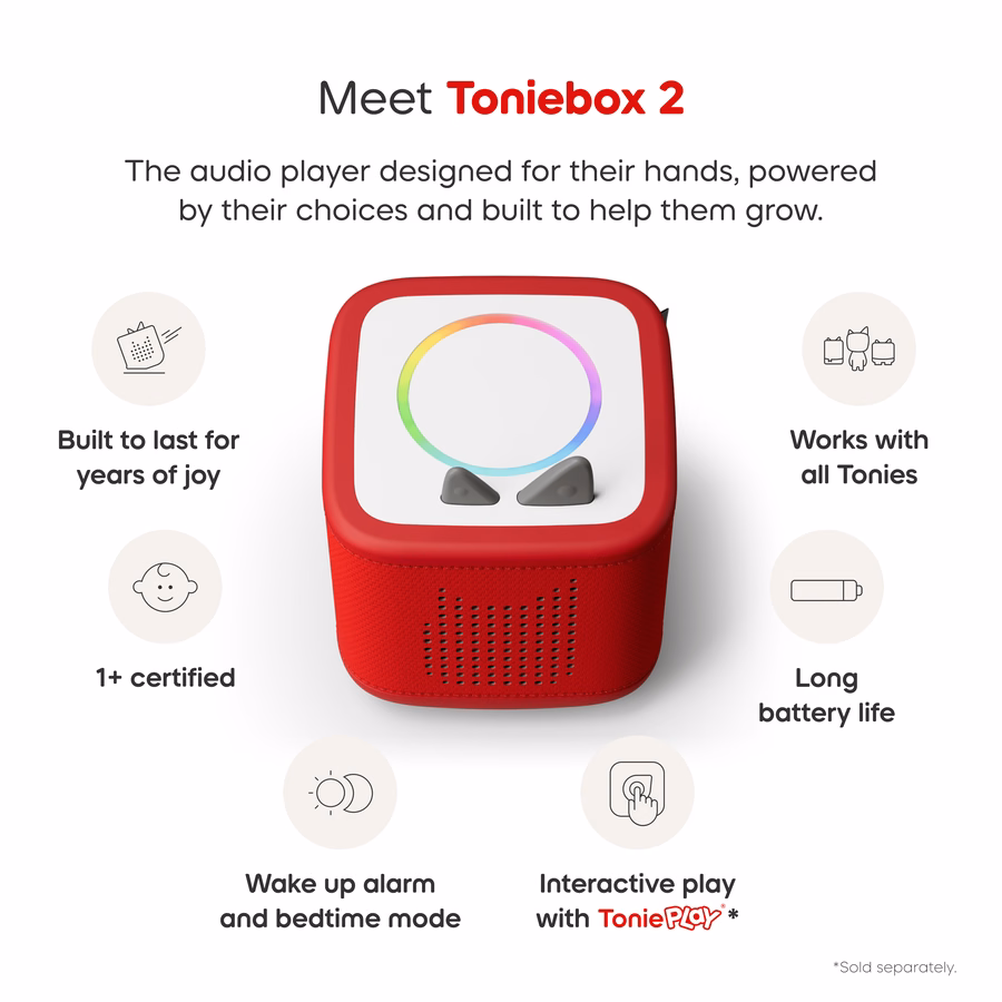 Zestaw Toniebox 2 Disney — czerwień zachodzącego słońca