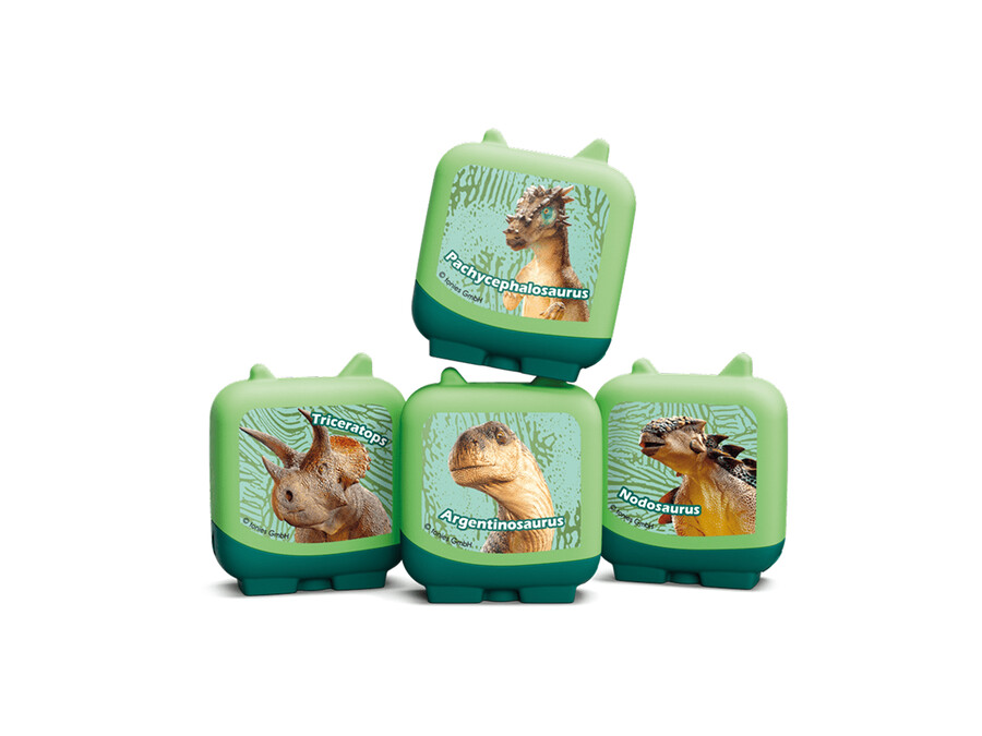 delikatne gigantyczne dinozaury clever tonies - 4 sztuki