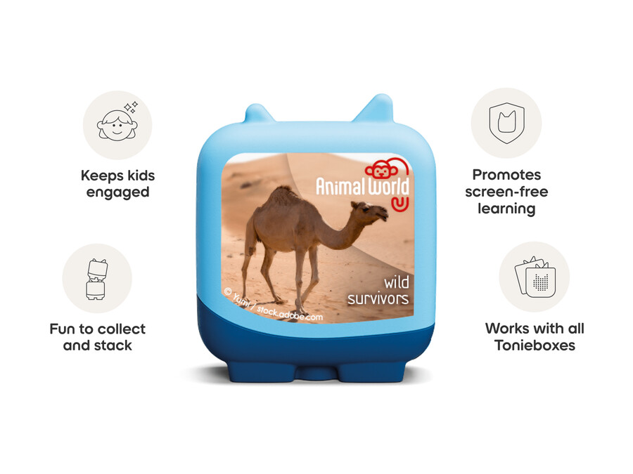 animal world wild survivors clever tonies - 4 sztuki