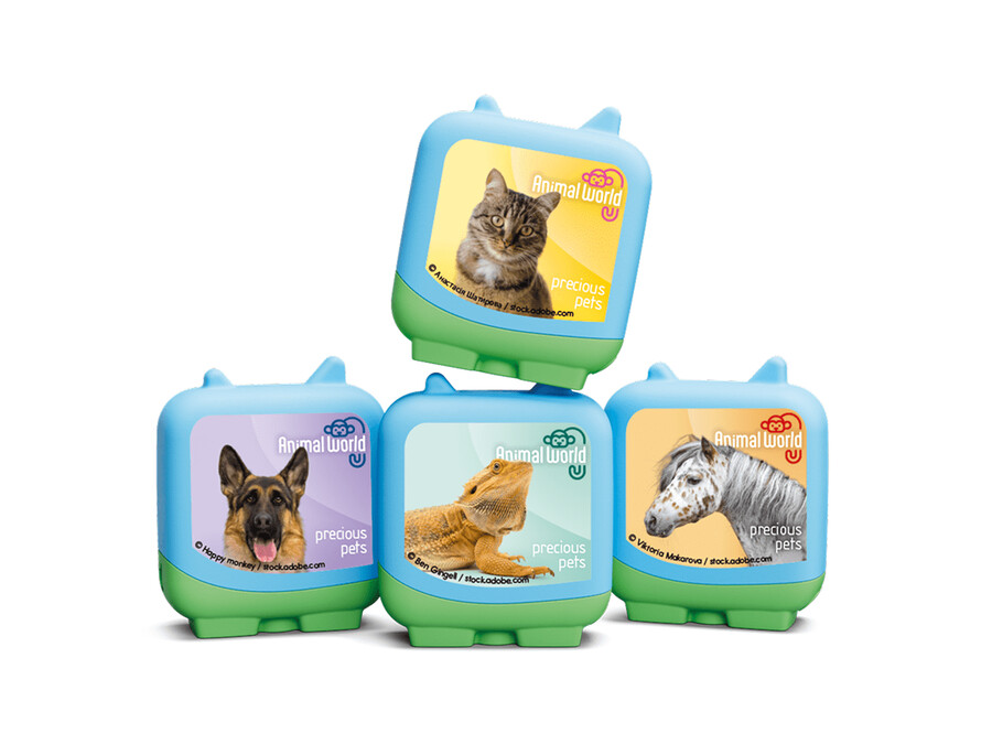 animal world precious pets clever tonies - 4 sztuki