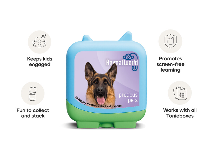 animal world precious pets clever tonies - 4 sztuki