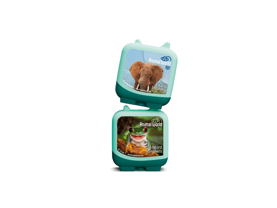 animal world słoń i żaba clever tonies - 2 sztuki