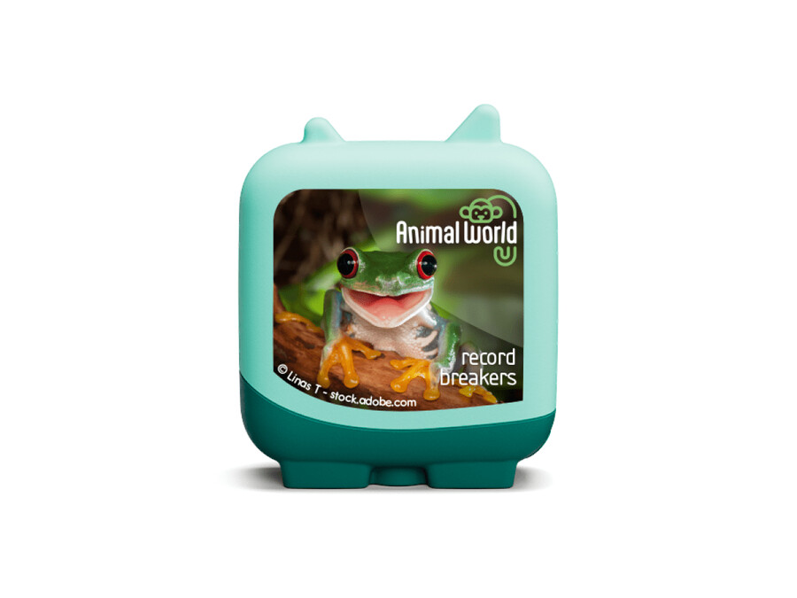 animal world słoń i żaba clever tonies - 2 sztuki