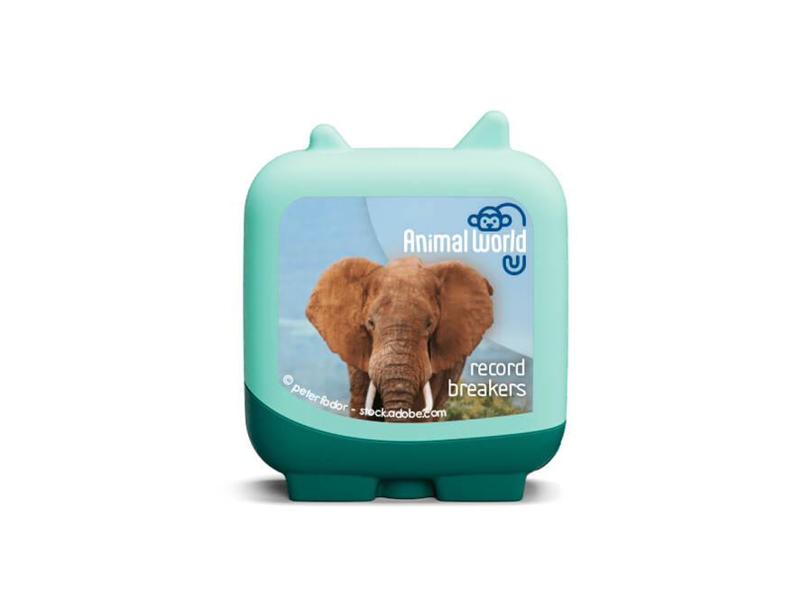 animal world słoń i żaba clever tonies - 2 sztuki