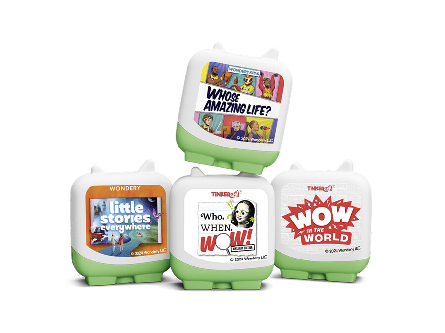 wondery kids clever tonies - 4 sztuki
