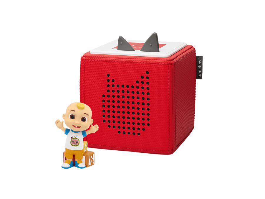 zestaw startowy cocomelon toniebox 1 - czerwony