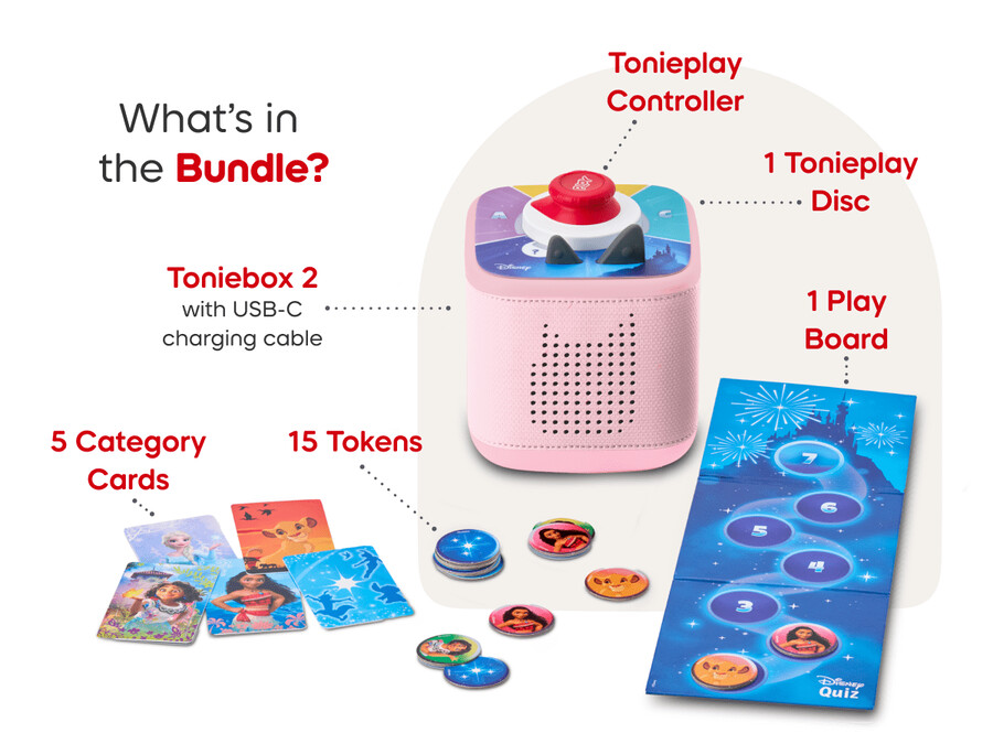 pakiet gier disney toniebox 2 – cloud pink