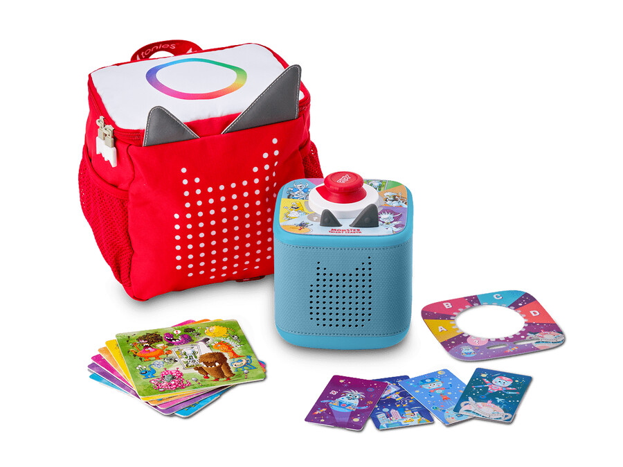 toniebox 2 tonies originals game bundle - sky blue
