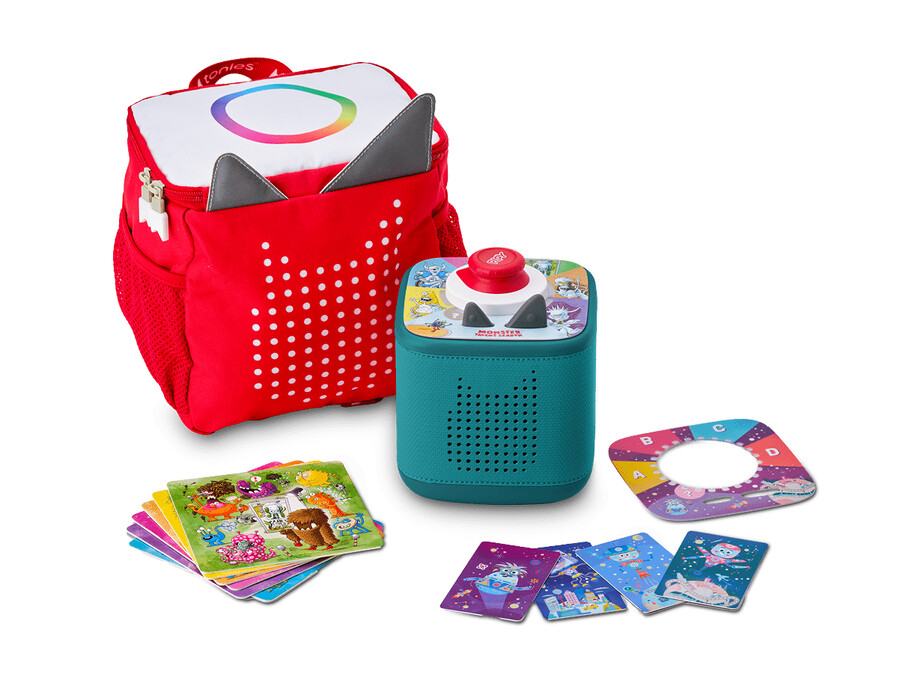 toniebox 2 tonies originals game bundle - tropical teal