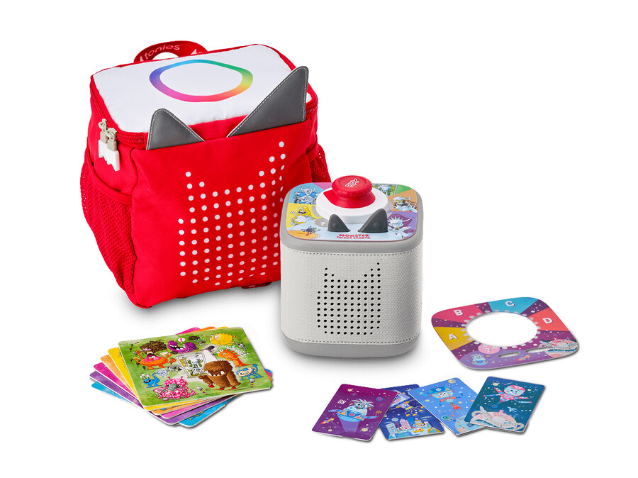 toniebox 2 tonies originals game bundle - moon gray