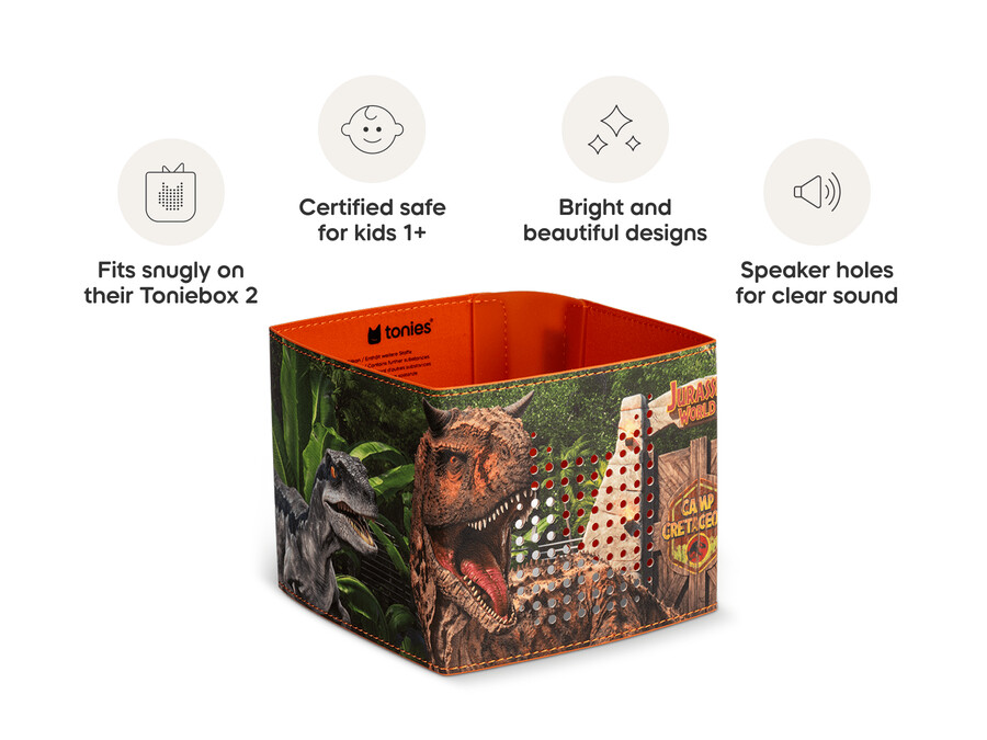 toniebox 2 sleeve park jurajski